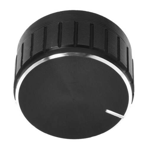 6X Black Aluminum Volume Control Amplifier Knob Wheel 2