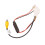 10X 4 Pin Car Reverse Camera Retention Wiring Harness Cable Plug Adapter Connector Fit for 5