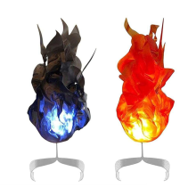Halloween Magische Feuerkugel auf der Hand Exquisite Ornamente Leuchtender Feuerball LED-Dekoration Hausparty