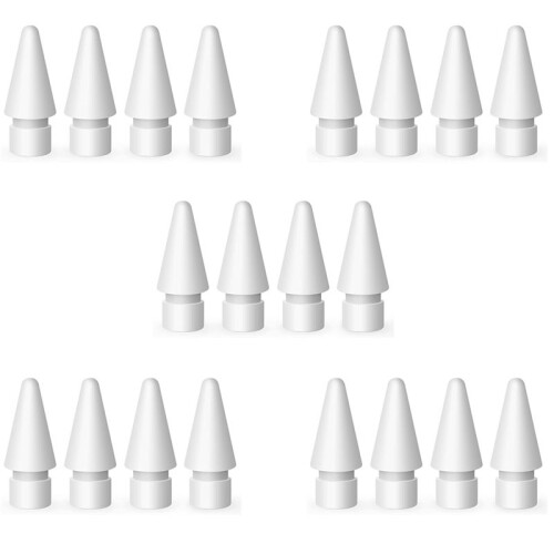 20 Pack Replacement Tip for  Pencil Nibs for  Pencil 1St & 2Nd Generation (White)