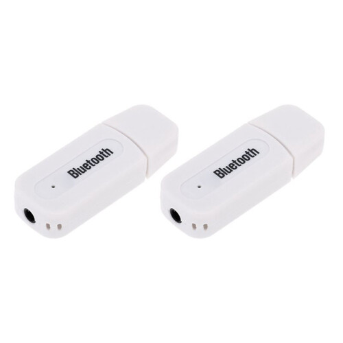 2X  Portable USB 3.5mm AUX  Music Receiver Wireless Audio Adapter AUX Car Audio Home System