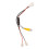 10X 4 Pin Car Reverse Camera Retention Wiring Harness Cable Plug Adapter Connector Fit for 3