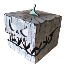 Halloween Kürbislaterne Kreatives Monster Schatztruhen Figurenbox Trick oder Für Partydekoration Festliche Dekoration