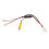 10X 4 Pin Car Reverse Camera Retention Wiring Harness Cable Plug Adapter Connector Fit for 8