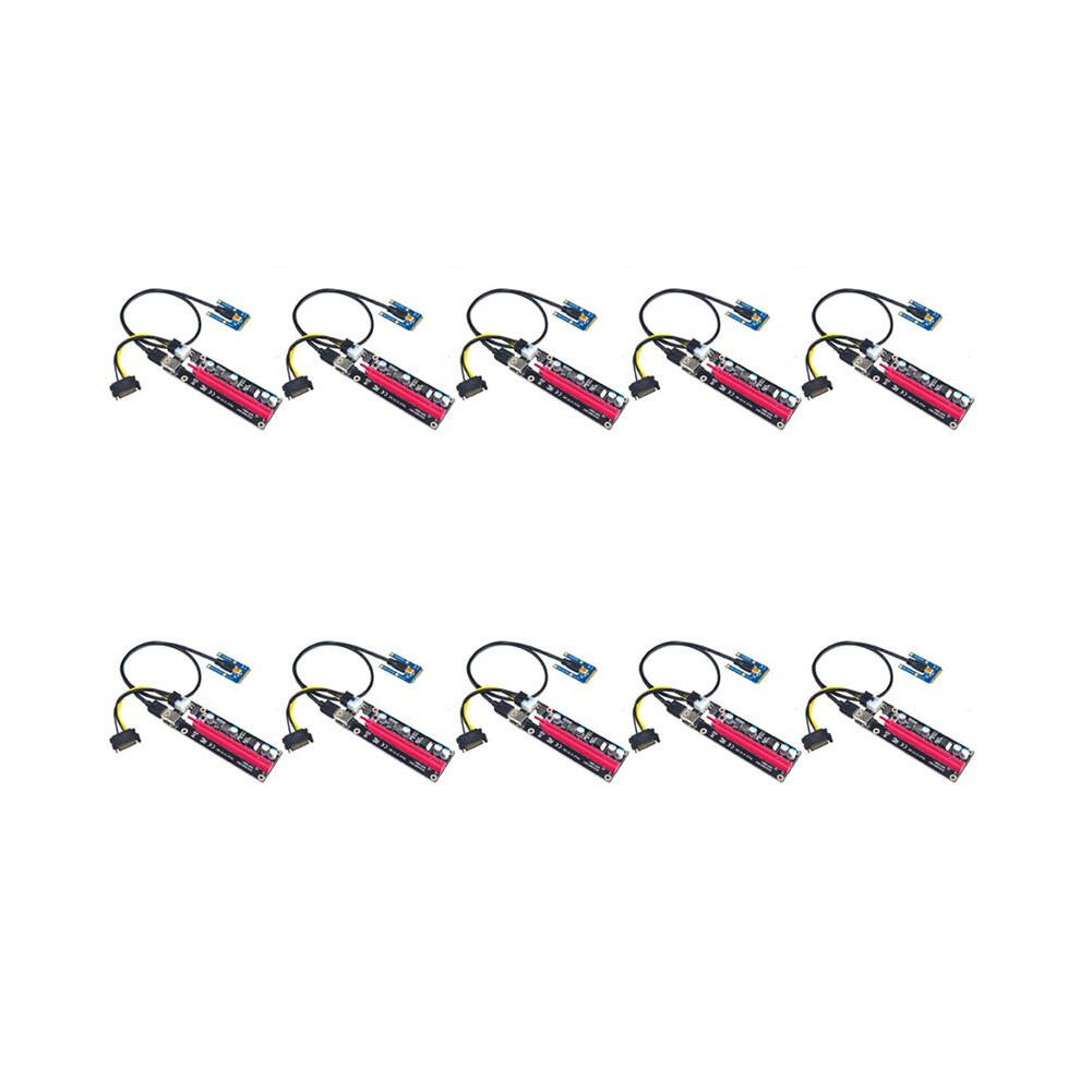 10X Pcie To Pci Express 16X Riser For Laptop External Card Exp Gdc Btc Miner Mpcie To Pci-E Slot Card 4713137907543