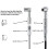 2X Grease Nozzle Adapter Grease Gun- Accessory 90 Degree Grease Coupler Adapter with Sleeve 3 Jaw Angle Grease Tool 7