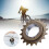 Ελεύθερος τροχός ποδηλάτου Sprocket18Teeth Υψηλής αντοχής μεταλλικός πυρήνας με 3