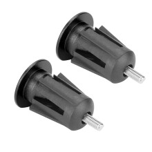 Handlebar End Plugs for Cycling Enthusiasts, Precision CNC Machined Aluminum Alloy with Anodized Surface, Lightweight Durable for Handlebar Protection