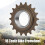 Ελεύθερος τροχός ποδηλάτου Sprocket18Teeth Υψηλής αντοχής μεταλλικός πυρήνας με 5