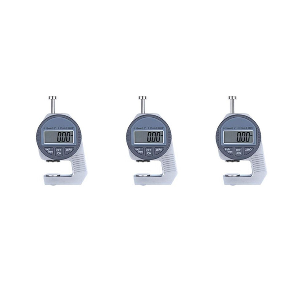 3X Digital Thickness Gauge Electronic Thickness Meter Measure Thickness Of Paper Cloth Thin Metal Micrometer 0.01Mm B 4712300328130