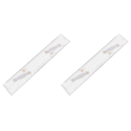 2X Marine Ruler Parallel Ruler Nautical Charts Parallel Ruler Mapping Points To Pull Parallel Ruler 450MM