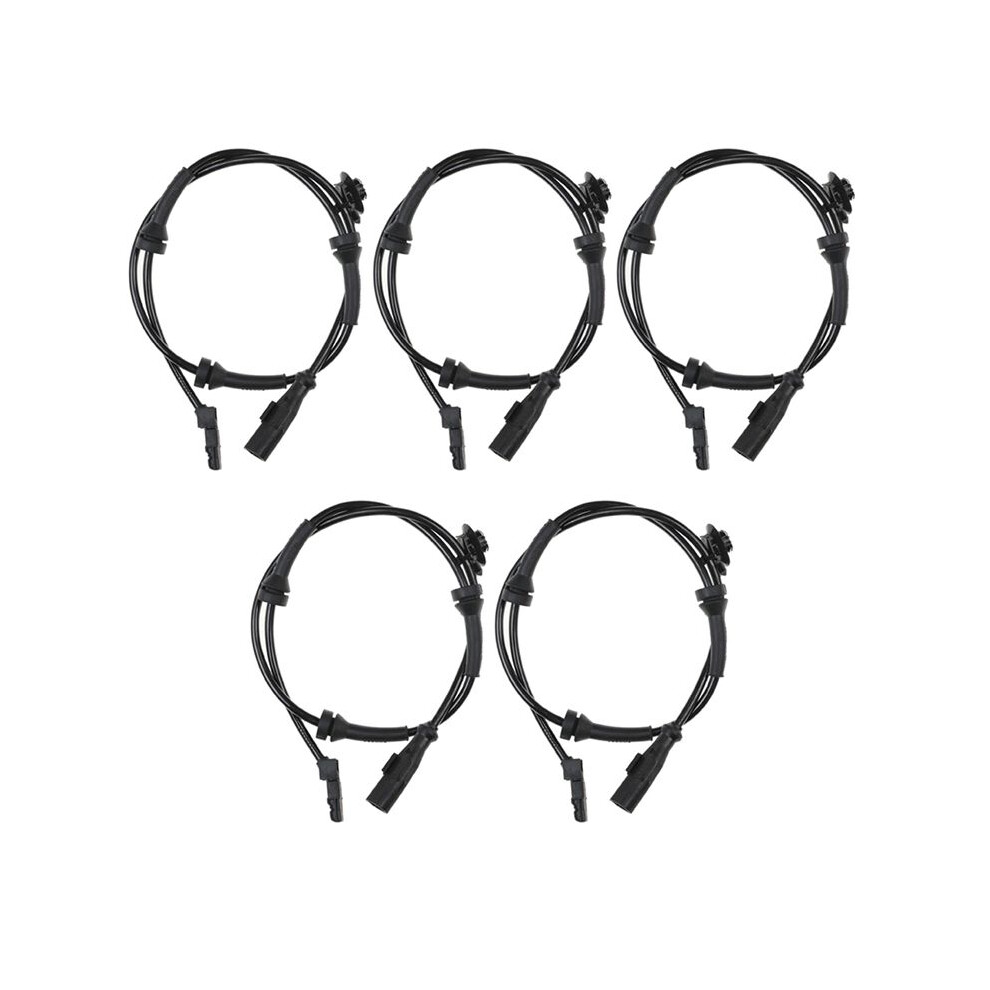 5X 8200404460 Front Abs Wheel Speed Abs Sensor For Grand Megane Scenic 1.4-2.0L Dci 2002- Black 4714077255077