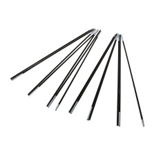 Der beste Freund des Backpackers: Faltbares Zeltstangen-Set aus Fiberglas, leichtes Doppelzeltstangen-Set mit hochfestem Gummiseil, Outdoor