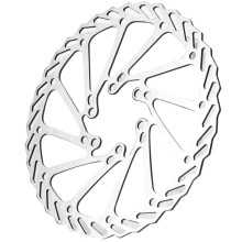 Disque de frein en acier inoxydable facile à monter, fixation 6 trous, planéité parfaite, dissipation de chaleur optimale pour VTT et route.
