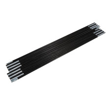 Nature's Shield: Støtterammesett for doble teltstenger i glassfiber, lett, sammenleggbar teltstang med høy styrke, elastisk snor, utendørs camping