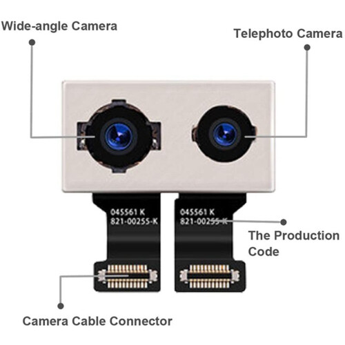 2X Rear Facing Camera Back Camera Main Camera Replacement for  7  7P with Repair Tools 1