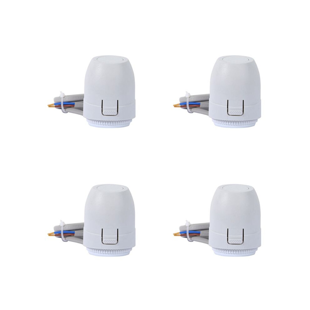 4X Floor Heating Valve Nc Ac 230V Electric Thermal Actuator Manifold For Underfloor Heating Thermostat 4713532203448
