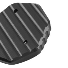 2X Almohadilla de Extensión para Pata de Cabra de Motocicleta Placa de Ampliación del Soporte Lateral para Rebel CMX300 CMX500 2017-2021 (Negro)