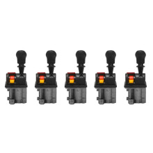 5X Vannes de Commande Proportionnelles avec Interrupteur de Prise de Force Camion à Benne Basculante Système Hydraulique de Ralentissement Du Camion