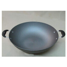 Wok NonStick Forged Pig Iron 34 Cm With AntiScalding Handle