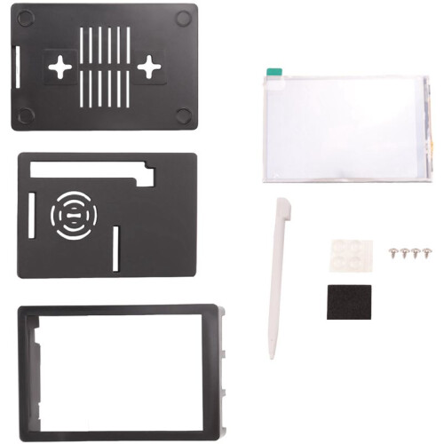 3X 3.5 Inch Tft Lcd Contact Screen 320X480 Resolution Abs Case + Touchpen for Raspberry Pi 4 B 1