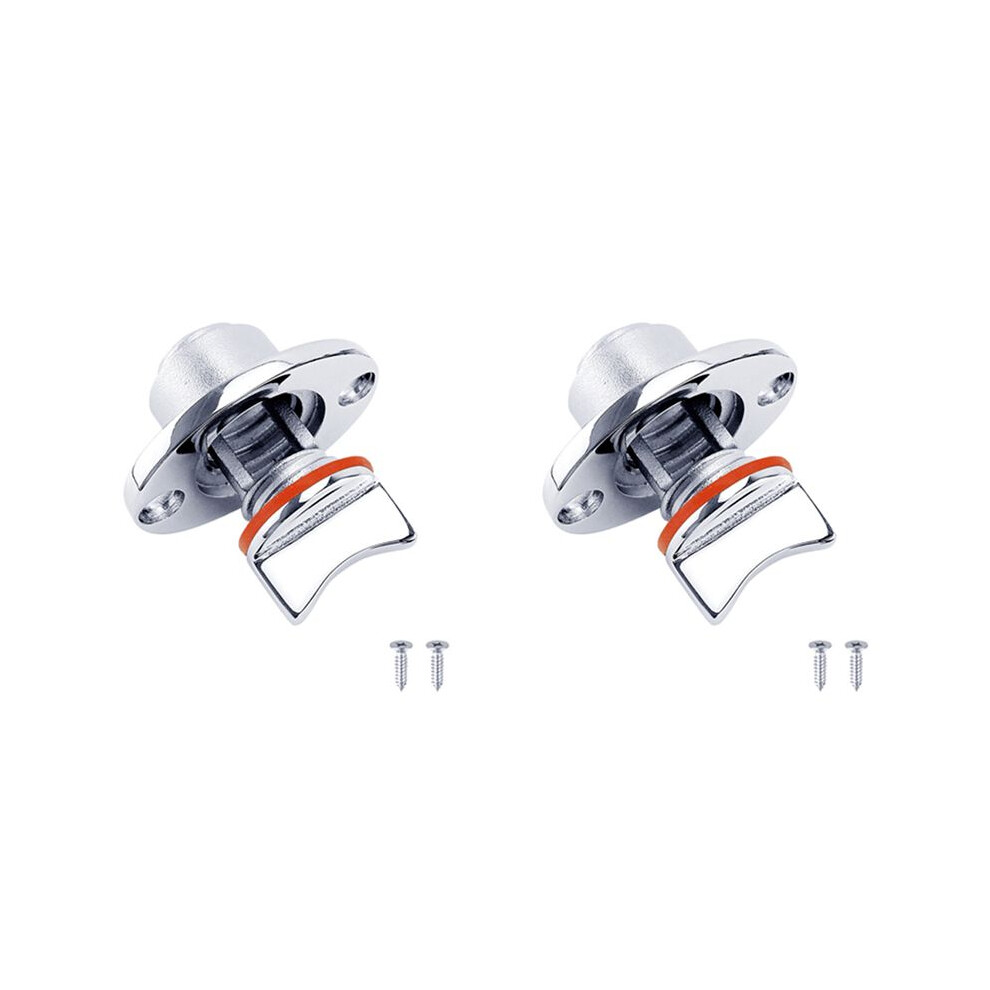 2X Bset Matel 1Inch Stainless Steel 316 Boat Garboard Transom Hull Drain Plug Socket Bung Hole Drainage Kayak Canoe, 2 6132564443543