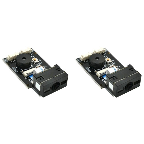 2X GM65 1D 2D Barcode Scanner USB UART PDF417 Bar Code Reader QR Code Module for Bus Supermarket Hospital