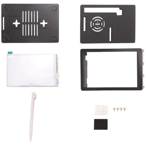 3X 3.5 Inch Tft Lcd Contact Screen 320X480 Resolution Abs Case + Touchpen for Raspberry Pi 4 B 2