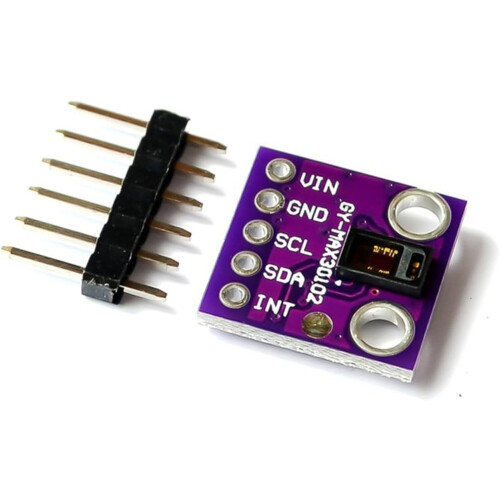 MAX30102 Heart Rate and SpO2 Sensor Module for Wearables I2C Interface Arduino Compatible Pulse Detection 1