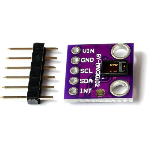 MAX30102 Heart Rate and SpO2 Sensor Module for Wearables I2C Interface Arduino Compatible Pulse Detection 2