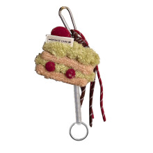 High Quality Handmade Afternoon Teas Keychain-Cherry matcha