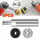 3pcs M10 Thread Arbor Connector Adapter Angle Grinder Polisher Lengthen Connecting Rod Multi-function Power Tool Accessories 5