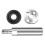 3pcs M10 Thread Arbor Connector Adapter Angle Grinder Polisher Lengthen Connecting Rod Multi-function Power Tool Accessories 4