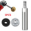 3pcs M10 Thread Arbor Connector Adapter Angle Grinder Polisher Lengthen Connecting Rod Multi-function Power Tool Accessories 6