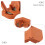 DIY Projects Double-side Drill Sharpener Drill Bit Grinding Tool Kitchen Slicer Sharpener Orange Color Versatile Sharpener 2