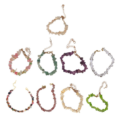 Bracelet Tourmaline de Styles baroques faits à la main-bleu vert 1