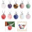 Collier multifonctionnel en pierre-pierre de couleur rouge 3