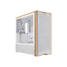 Lian Li Lancool 217 Wit en hout ATX/EATX Gelakt glas USB-C