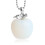 Collier Unique en pierre naturelle, collier de-pierre blanche 1