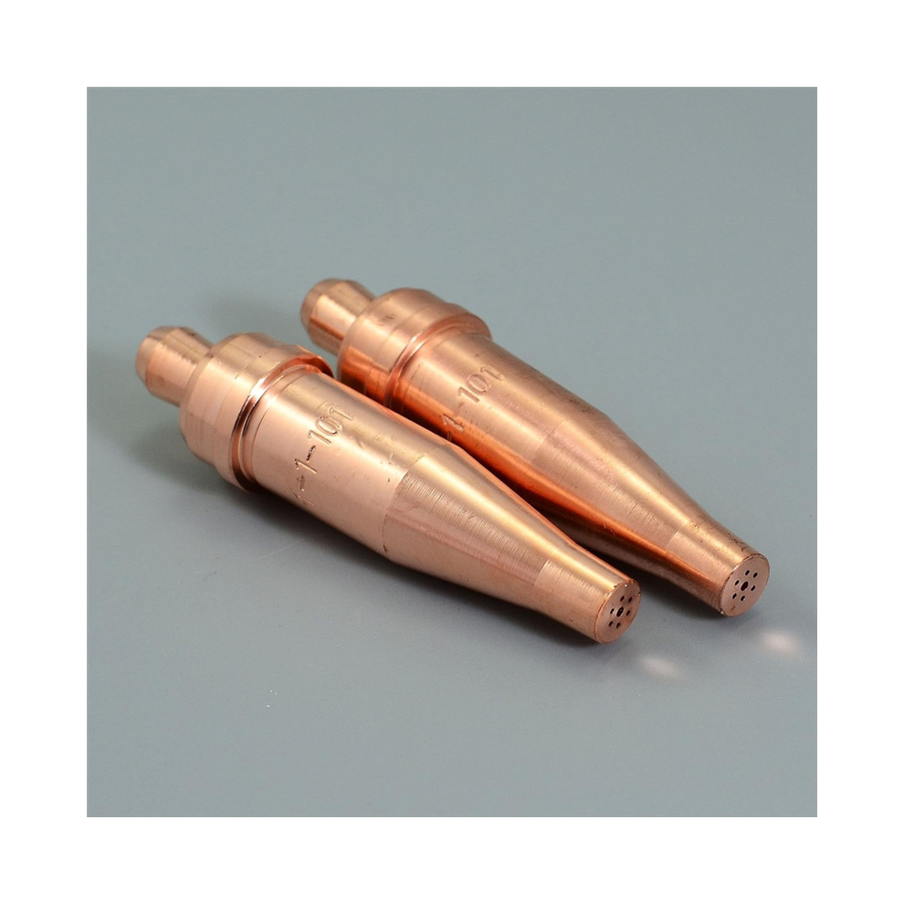 1-1-101 Acetylene Cutting Torch Tips 2Pcs Acetylene Cutting Tips 1-101 Size Fit Oxyfuel Cutting Torch Cutting Nozzle 6935161488647