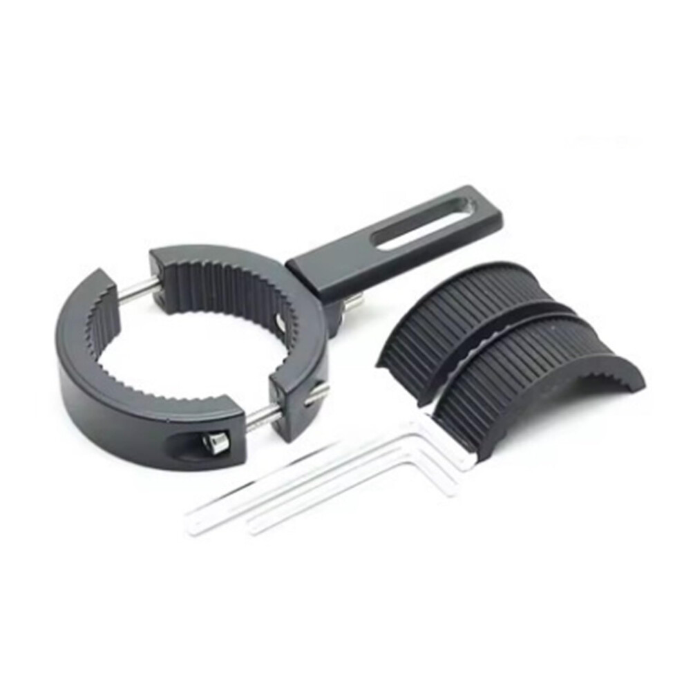 Motorcycle Head Bracket With Adjustable Fork Clamp And Universal Fog Mount 2060Mm Light/White 9382693725325