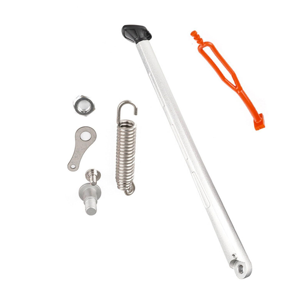 43Cm Side Stand For K8 Motocross Aluminum Motorcycle Kickstand Dirt Bike Accessory Silver 9382693725455
