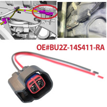 2 Stück 2-poliger Stecker für Ford ABS Sensor Raddrehzahlanschluss Kabelstuhl Kabelbaum Satz Vorverkabeltes Kabel BU2Z14S411RA
