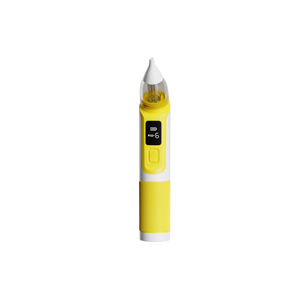 (Silicone model-XBQ-yellow) Electric baby nasal aspirator