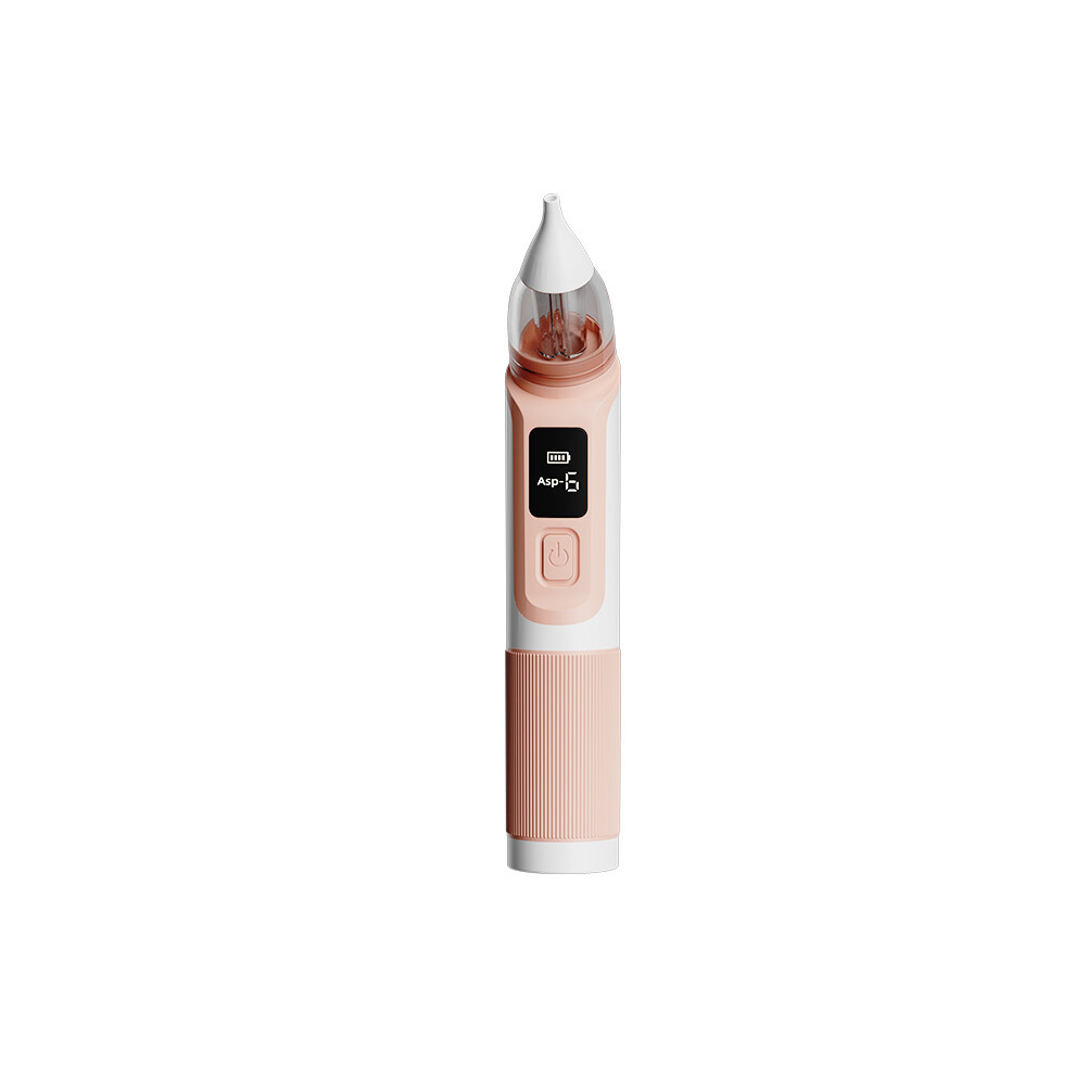 (Silicone model-XBQ-pink) Electric baby nasal aspirator