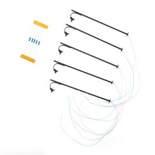 Luzes Lâmpadas Modelo 20mA 3V 5pcs Layout do edifício H0 Kit HO 6060 Mastro de treliça Plataforma Ferroviária Ferroviária