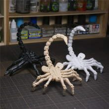 3D-gedrucktes Facehugger-Alien-Modell Vollständig artikuliertes Filmrequisiten-Sammelfiguren-Sci-Fi-Horror-Dekor