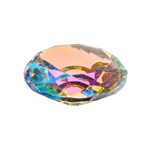 60mm K9 Crystal Diamond Briefbeschwerer Dekorativer Rainbow Maker Prisma Glass Diamonds Hochzeitszimmer Desktop-Ornamente B