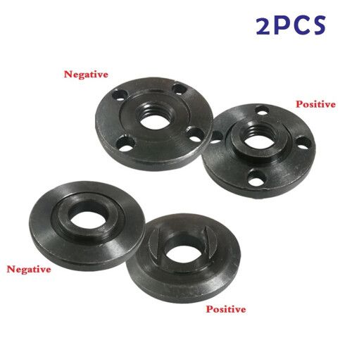 M16 Thread Replacement Angle Grinder Inner Outer Flange Nut Set Tools Clamp Angle Grinder Accessories 16mm Spindle Thread