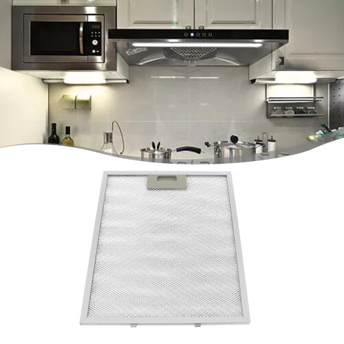 1 τμχ Φίλτρο από ανοξείδωτο ατσάλι 340x280x9mm Ταιριάζει στις περισσότερες